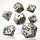 Crit Stones Elderwyrm Metal RPG Dice Set