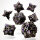 Crit Stones Arcane Alloy Metal RPG Dice Set