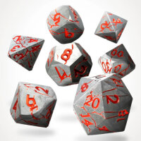 Crit Stones Rifted Blade Metal RPG Dice Set