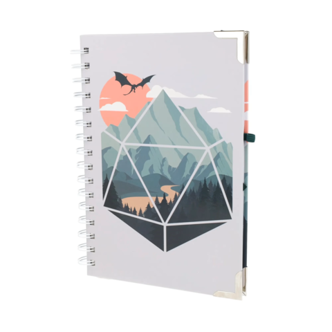 Crit Stones A d20 Scene Deluxe Notebook