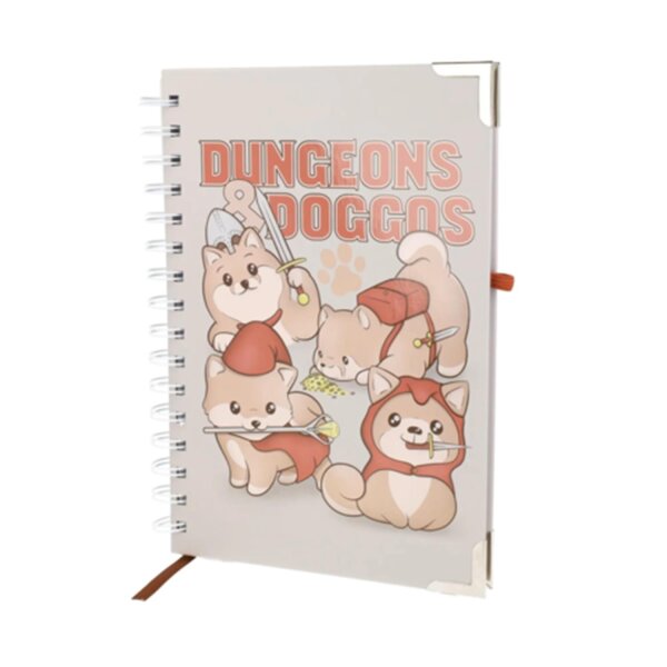 Crit Stones Dungeons & Doggos Deluxe Notebook