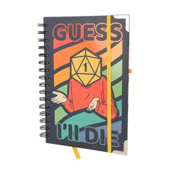 Crit Stones Guess Ill Die Deluxe Notebook