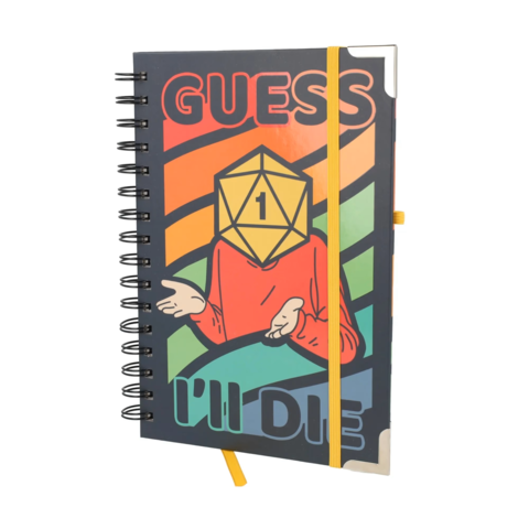 Crit Stones Guess Ill Die Deluxe Notebook