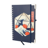 Crit Stones Great Wave of Dice Deluxe Notebook