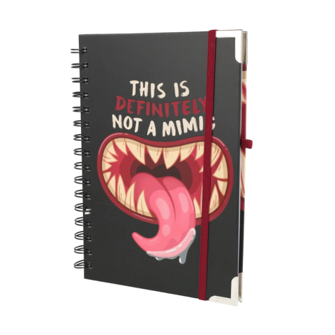 Crit Stones Definitely Not A Mimic Deluxe Notebook