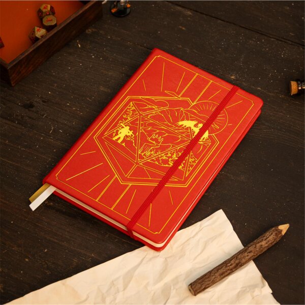 Crit Stones DnD 5e Player Journal - Red
