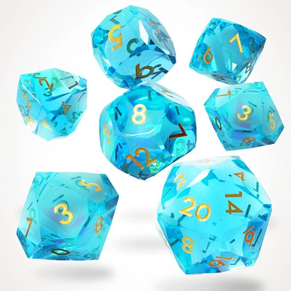 Crit Stones Crysalix Sharp Edge Resin RPG Dice Set