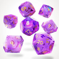 Crit Stones Enchanta Sharp Edge Resin RPG Dice Set
