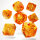 Crit Stones Solshard Sharp Edge Resin RPG Dice Set