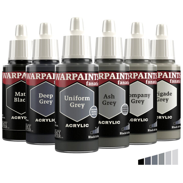 The Army Painter Warpaints Fanatic: Black & Greys