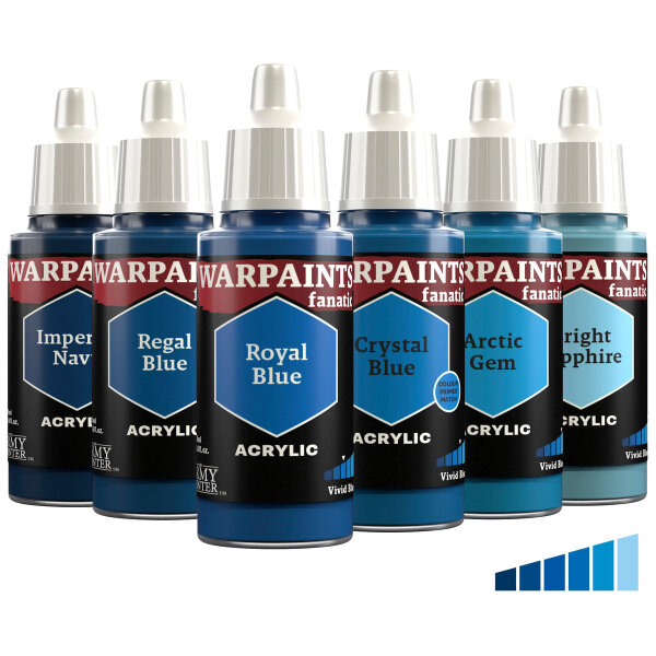The Army Painter Warpaints Fanatic: Vivid Blues