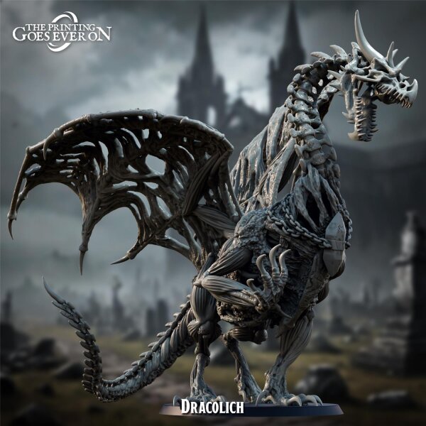 Dracolich aus Hunt Beyond the Grave von The Printing Goes Ever On
