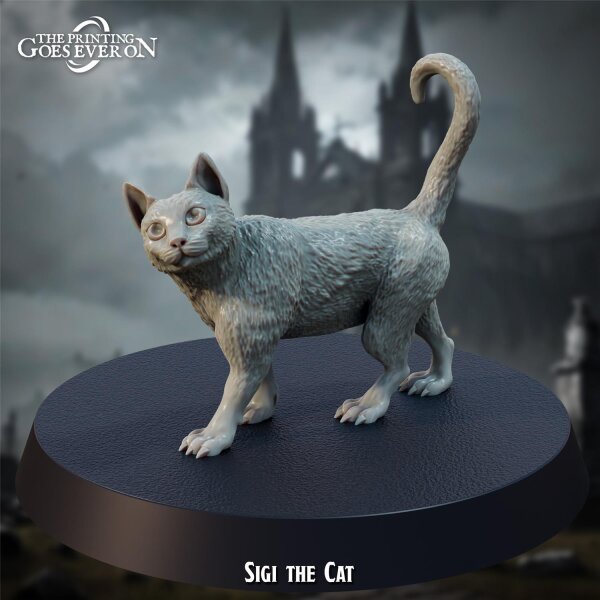 Sigi the Cat aus Hunt Beyond the Grave von The Printing Goes Ever On