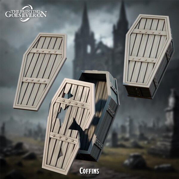 Coffins aus Hunt Beyond the Grave von The Printing Goes Ever On