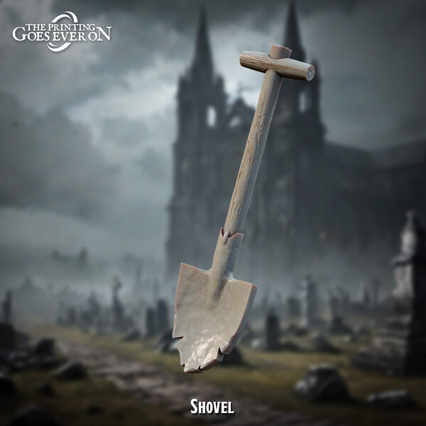Shovel aus Hunt Beyond the Grave von The Printing Goes Ever On