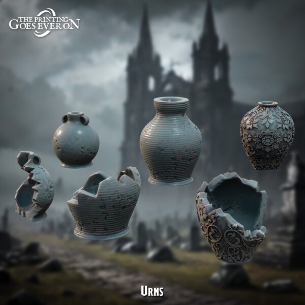 Urns aus Hunt Beyond the Grave von The Printing Goes Ever On