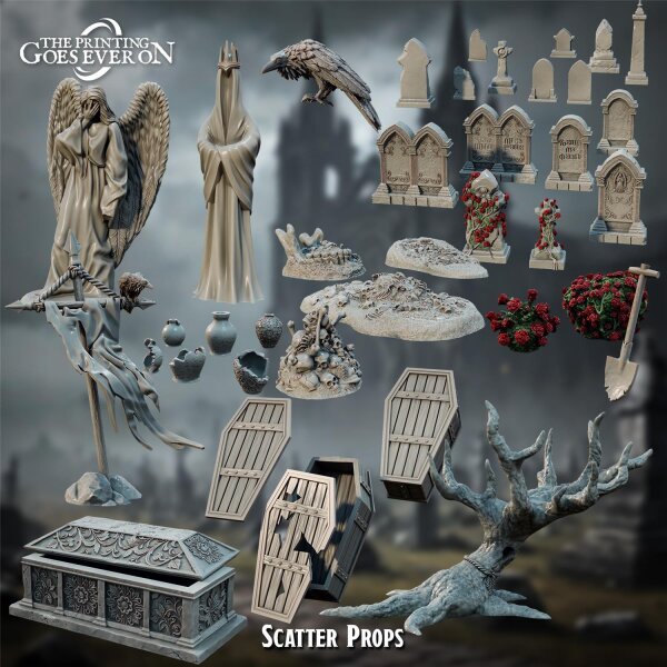 Scatter Terrain Props - Hunt Beyond the Grave aus Hunt Beyond the Grave von The Printing Goes Ever On