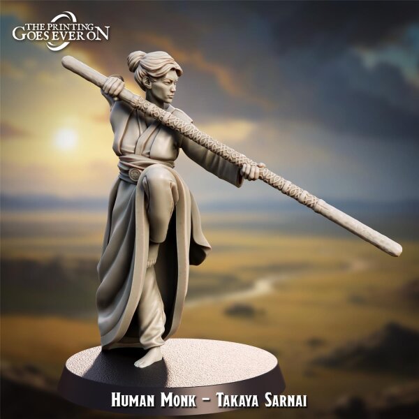 Human Monk - Takaya Sarnai aus Purple Trail von The Printing Goes Ever On