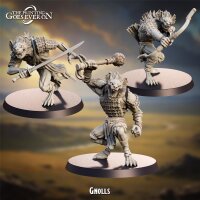 Gnolls aus Purple Trail von The Printing Goes Ever On