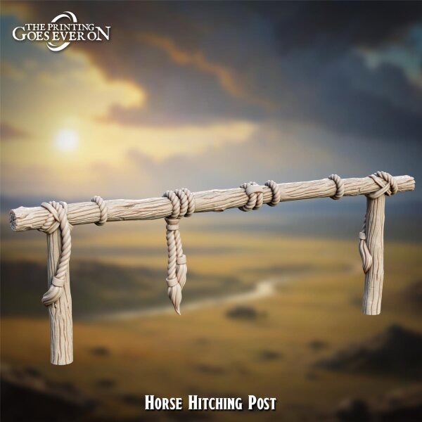 Horse Hitching Post aus Purple Trail von The Printing Goes Ever On