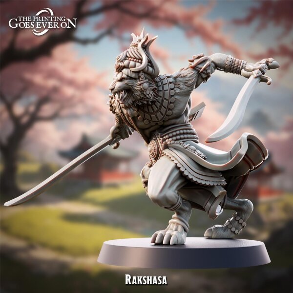 Rakshasa aus Slayer Masquerade von The Printing Goes Ever On