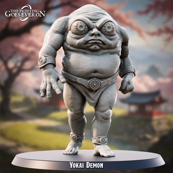 Yokai Demon aus Slayer Masquerade von The Printing Goes Ever On