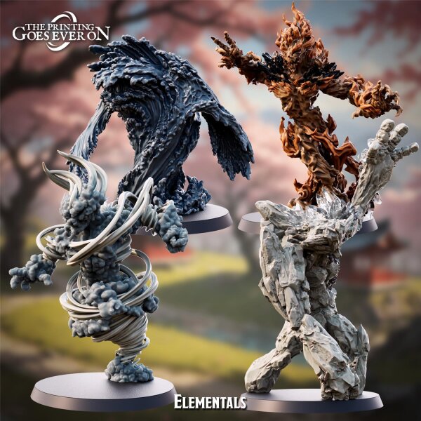 Elementals Bundle - Air, Earth, Fire and Water aus Slayer Masquerade von The Printing Goes Ever On