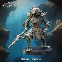 Sahuagins Set aus Tides of Terror von The Printing Goes Ever On