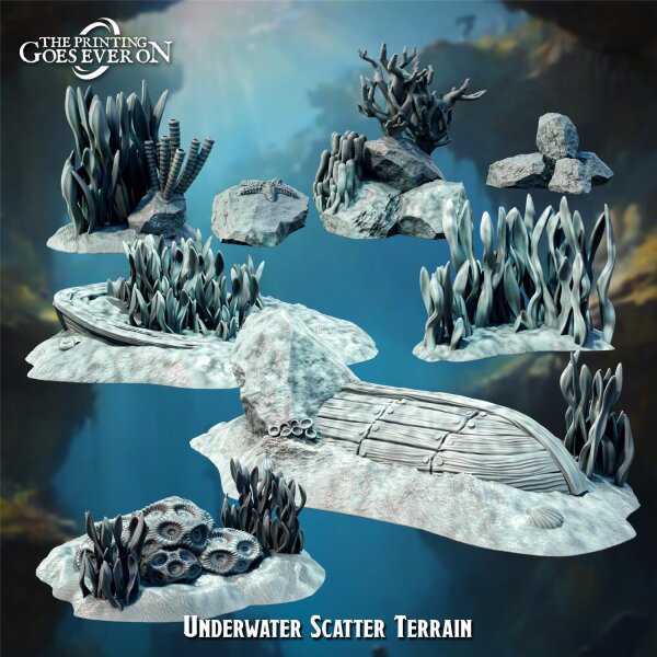 Seabed Terrain Scatter Terrain aus Tides of Terror von The Printing Goes Ever On