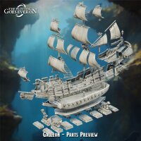 Galleon Ship - Huge Terrain with Interior aus Tides of Terror von The Printing Goes Ever On