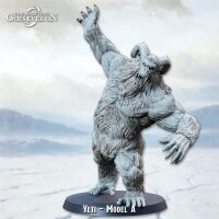 Yetis aus Frostbound Fate von The Printing Goes Ever On