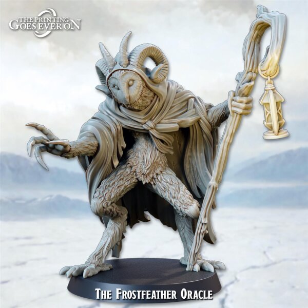 The Frostfeather Oracle aus Frostbound Fate von The Printing Goes Ever On