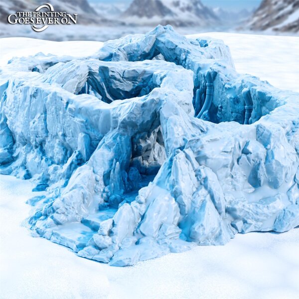 Glacier Cave Hideout Terrain aus Frostbound Fate von The Printing Goes Ever On
