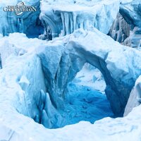 Glacier Cave Hideout Terrain aus Frostbound Fate von The Printing Goes Ever On