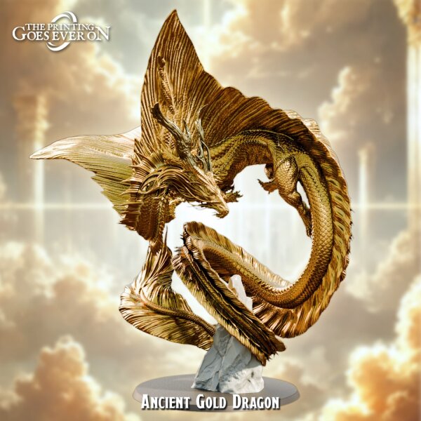 Ancient Gold Dragon aus RiftRaiders von The Printing Goes Ever On