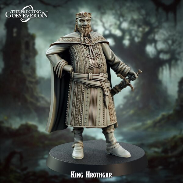 King Hrothgar aus Beowulfs Deceit von The Printing Goes Ever On