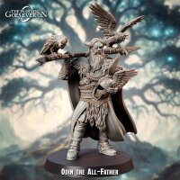 Odin with Wereravens aus Asgard Amusement von The Printing Goes Ever On