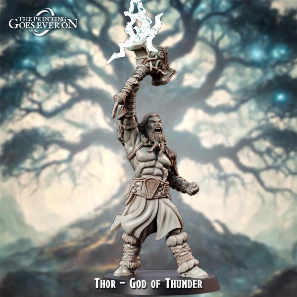 Thor - God of Thunder aus Asgard Amusement von The Printing Goes Ever On