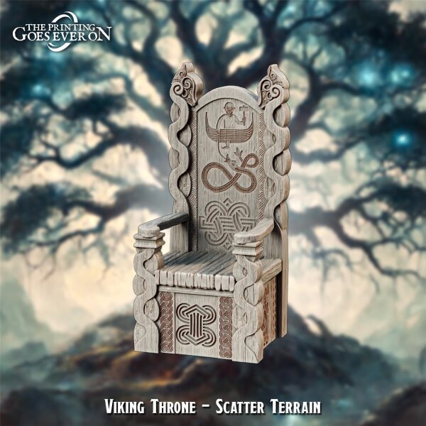 Viking Throne - Scatter Terrain aus Asgard Amusement von The Printing Goes Ever On