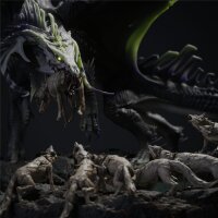 The Black Dragons hunt von Rescale Miniatures aus Deepwood Hollow