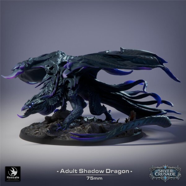 Shadow Dragon – Adult (75mm base) von Rescale Miniatures aus The Silver Crusade