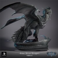 Silver Dragon - Elder (100mm base) von Rescale Miniatures...