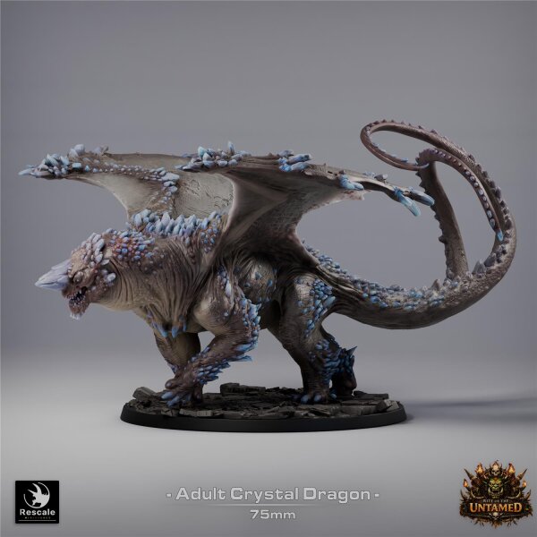 Crystal Dragon – Adult (75mm base) von Rescale Miniatures aus Rite of the Untamed