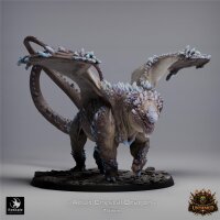 Crystal Dragon – Adult (75mm base) von Rescale Miniatures aus Rite of the Untamed