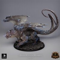 Crystal Dragon – Adult (75mm base) von Rescale Miniatures aus Rite of the Untamed