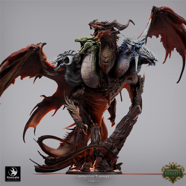 Infernal Dragon Tiamat (100mm base) von Rescale Miniatures aus Unchained Dynasty