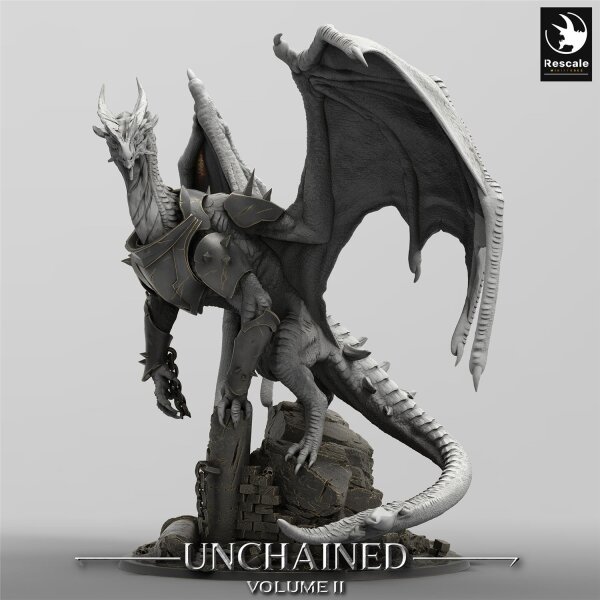 Dragon Xeldranth (4 inches) von Rescale Miniatures aus Unchained Vol. 2