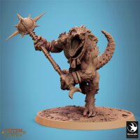 Pack Lizardman Champion Dreadscale (50mm base) Set von Rescale Miniatures aus Totem of the Scalewings