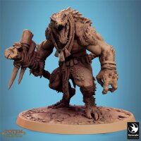 Pack Lizardman Champion Dreadscale (50mm base) Set von Rescale Miniatures aus Totem of the Scalewings