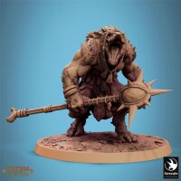 Pack Lizardman Champion Dreadscale (50mm base) Set von Rescale Miniatures aus Totem of the Scalewings